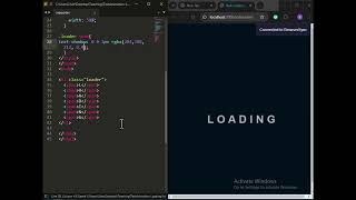 Page loading text animation  html css [upl. by Fausta]