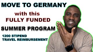 GERMANY SUMMER STUDENT PROGRAM 2024  FULLY FUNDED [upl. by Idas]