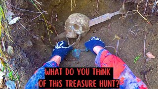 INTERESTING DISCOVERY IN TREASURE HUNT Metal Detector [upl. by Esther]