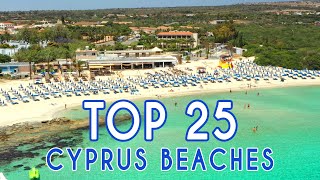 The 25 Best Beaches in Cyprus  Find Out the Nearest Beach to Your Hotel [upl. by Kopaz831]