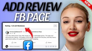 How to add reviews to facebook Business page  Facebook New Update [upl. by Akcirehs384]