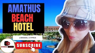 Amathus Beach Hotel Limassol A Luxurious Coastal Retreat [upl. by Erdried]