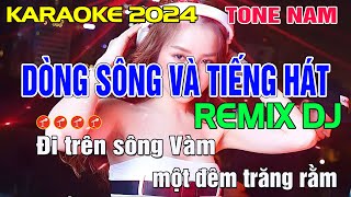 Dòng Sông Và Tiếng Hát Karaoke Tone Nam  Beat Chuẩn  Minh Điệp Organ [upl. by Leilah62]