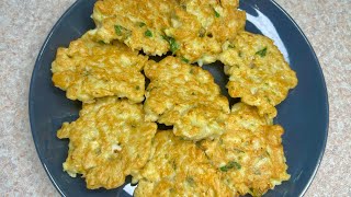 Very easy and delicious  Cauliflower fritters [upl. by Daisy]