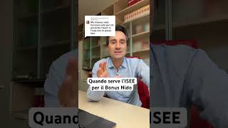 🛑QUANDO SERVE L’ISEE PER IL BONUS NIDO [upl. by Wyne]