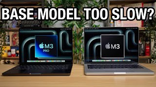 M3 MacBook Pro VS M3 PRO [upl. by Cirdnek]