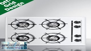 Summit 24quot Wide Battery Start Quad Burner Propane Gas Cooktop Review [upl. by Oringa]