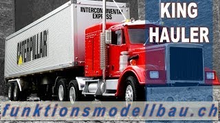 RC USA SEMI TRAILER TRUCK TAMIYA KING HAULER  CUSTOMER PROJECT [upl. by Icat]