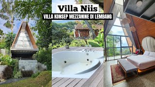 VILLA NIIS  Villa Konsep Mezzanine Di Lembang [upl. by Geoff]