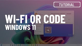 Windows 11 24H2 Create QR Code to share WiFi access [upl. by Domph684]