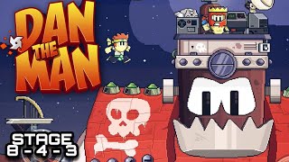 DAN THE MAN STAGE 8  4  3 ¡JEFE FINAL CON TODAS LAS ÁREAS SECRETAS  GAMEPLAY MODO HISTORIA [upl. by Nyrret]