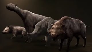 Life After Dinosaurs 2008  Hyaenodon amp Paraceratherium amp Embolotherium and Entelodon Screen Time [upl. by Yartnoed78]