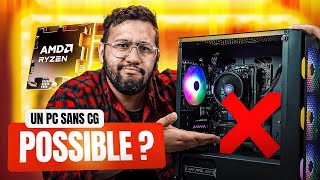 JOUER AVEC UN PC SANS CARTE GRAPHIQUE   Voici le AMD Ryzen 8700G [upl. by Itsirhc426]