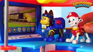 Paw Patrol Rescue Peppa Pig from Dragon and are hungry for Ice Cream [upl. by Weaks]