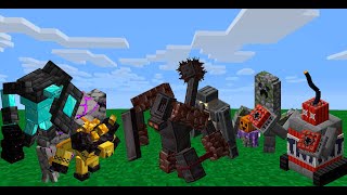 minecraft golemania mod battle royale minecraft mob battle [upl. by George]