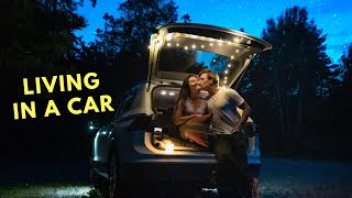 we tried LIVING IN A CAR in NORWAY Very Romantic date idea [upl. by Dawson]