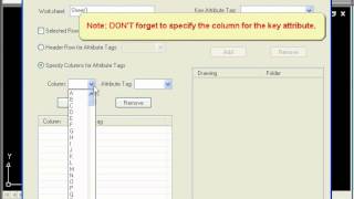 How to import AutoCAD attributes by key  unique attribute values [upl. by Eelsel]