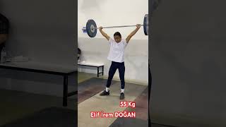 Elif İrem DOĞAN Koparma 55 Kg [upl. by Idolla]