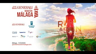 Retransmisión Generali Maratón Málaga 2022 [upl. by Ainesy]