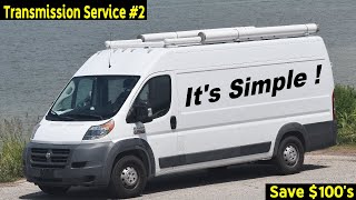 RAM Promaster changing transmission 62TE fluid Simple to do and Save [upl. by Sallie868]