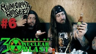 MUNICIPAL WASTE  Heavy Metal Hot Sauce Challenge at Grill Em All Burgers [upl. by Herby]