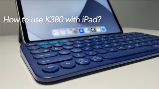 First time using Logitech K380 with iPad Watch this [upl. by Lemire447]