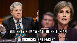 Senator Kennedy GOES OFF On EX AG Sally Yates during a Heated Senate Judiciary Hearing [upl. by Anale]