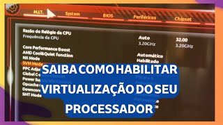 COMO HABILITAR A VIRTUALIZAÇÃO DO RYZEN EM PLACA MÃE GIGABYTE [upl. by Elman]