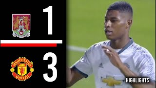 Northampton Town v Manchester United  Highlights  20162017 [upl. by Ainafetse]