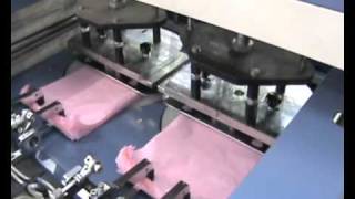 BS800 2LP  BS1100 2LP Plastic Block  Calendar Bag Machine with Fully Automatic Press Unit [upl. by Anaek646]