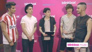 Union J Interview Backstage at Blinkbox Music UK Live [upl. by Anilec577]