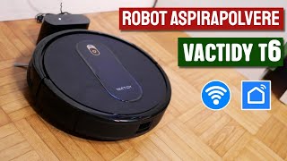 ROBOT ASPIRAPOLVERE ECONOMICO sui 100€ Recensione Vactidy T6 [upl. by Yhprum260]