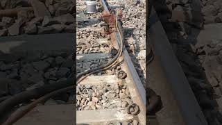 Rail line pencher jugadrailway railwayline funny [upl. by Joyan]