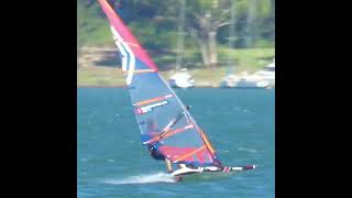 Short Windfoil Lake Macquarie Windsurfing [upl. by Ball840]