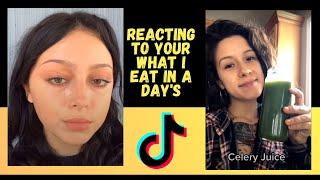 Freelee reacts to YOUR what i eat in a day vegan TikTok videos yay 13 [upl. by Kelvin]