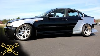 Hand Made BMW E46 Widebody UPDATE  New Wheels and Diffuser [upl. by Inahpets877]