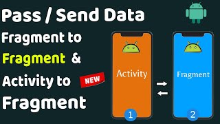 Send data from Fragment to Activity amp Fragment to Fragment in Android Tutorials [upl. by Lynus]