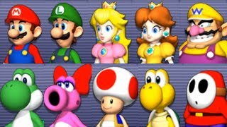 Mario Party 9  Step It Up  Mario VS Luigi VS Peach VS Daisy Master Difficulty [upl. by Oibirot506]