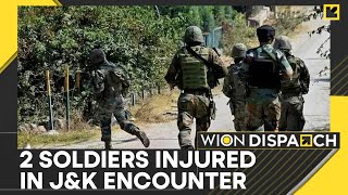 India 2 soldiers injured in JampK encounter 4 days on operations underway in Doda  WION [upl. by Harli152]