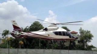 Eurocopter EC 155 Helicopter  Take off amp Landing [upl. by Dougald]