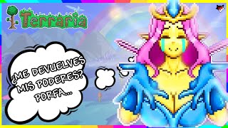 COMO DERROTAR FACIL A LA EMPERATRIZ DE LA LUZ EN TERRARIA 144  LE QUITAS SUS ATAQUES A DISTANCIA😈 [upl. by Mag]