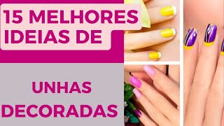 As 15 melhores ideias de unhas decoradas em gel para você arrasar [upl. by Glick]