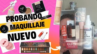 PRIMERAS IMPRESIONES • ELF MAYBELLINE ONE SIZE URBAN DECAY  MAQUILLAJE A LA MEXICANA [upl. by Polard]