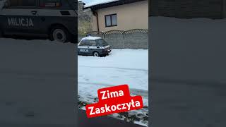 Zima Zaskoczyła Drogowców zima śnieg [upl. by Philoo]