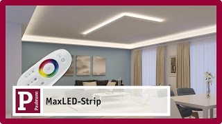 Indirect glarefree LED lighting with MaxLED Strips [upl. by Burford320]