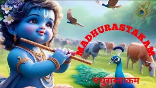 madhurastakam  adharam madhuram with lyrics [upl. by Jae]