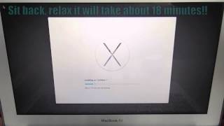 Installing OS X Yosemite on MacBook Air 2011 with External SSD [upl. by Leftwich]