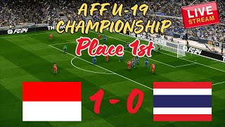 🔴 INDONESIAN VS THAILAND 10 Extended HIGHLIGHTS  AFF U19 CHAMPIONSHIP BOYS [upl. by Daeriam]