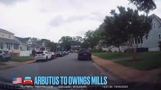 🇺🇸🚘 Arbutus to Owings Mills [upl. by Somar]