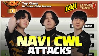 NAVI Top 4 in the Clan War Leagues [upl. by Kally934]